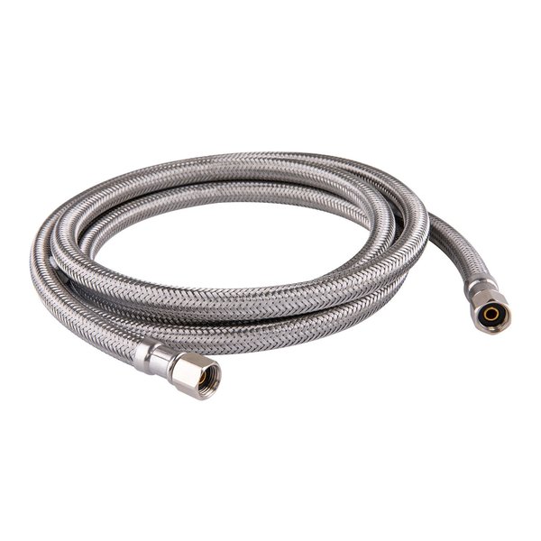 Hausen 72-Inch Ice Maker Connector 1/4 x 1/4" C, Ice Maker Supply Line HA-IM-101